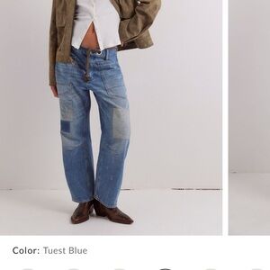 Free People Moxie Pull On Barrel Jean